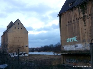 Speichergebäude am Lindenauer HAfen