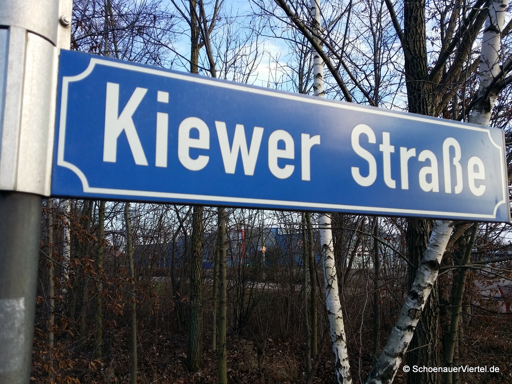 Kiewer Straße Straßenschild