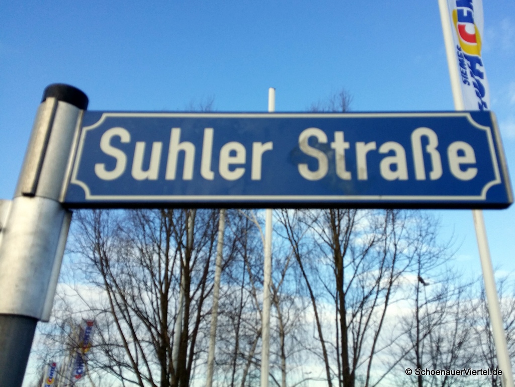 Suhler Straße Schild